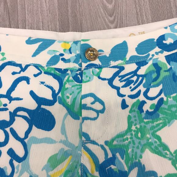 Lilly Pulitzer The Buttercup Shorts 0 Resort White in a Pinch 100% Cotton - Picture 2 of 10